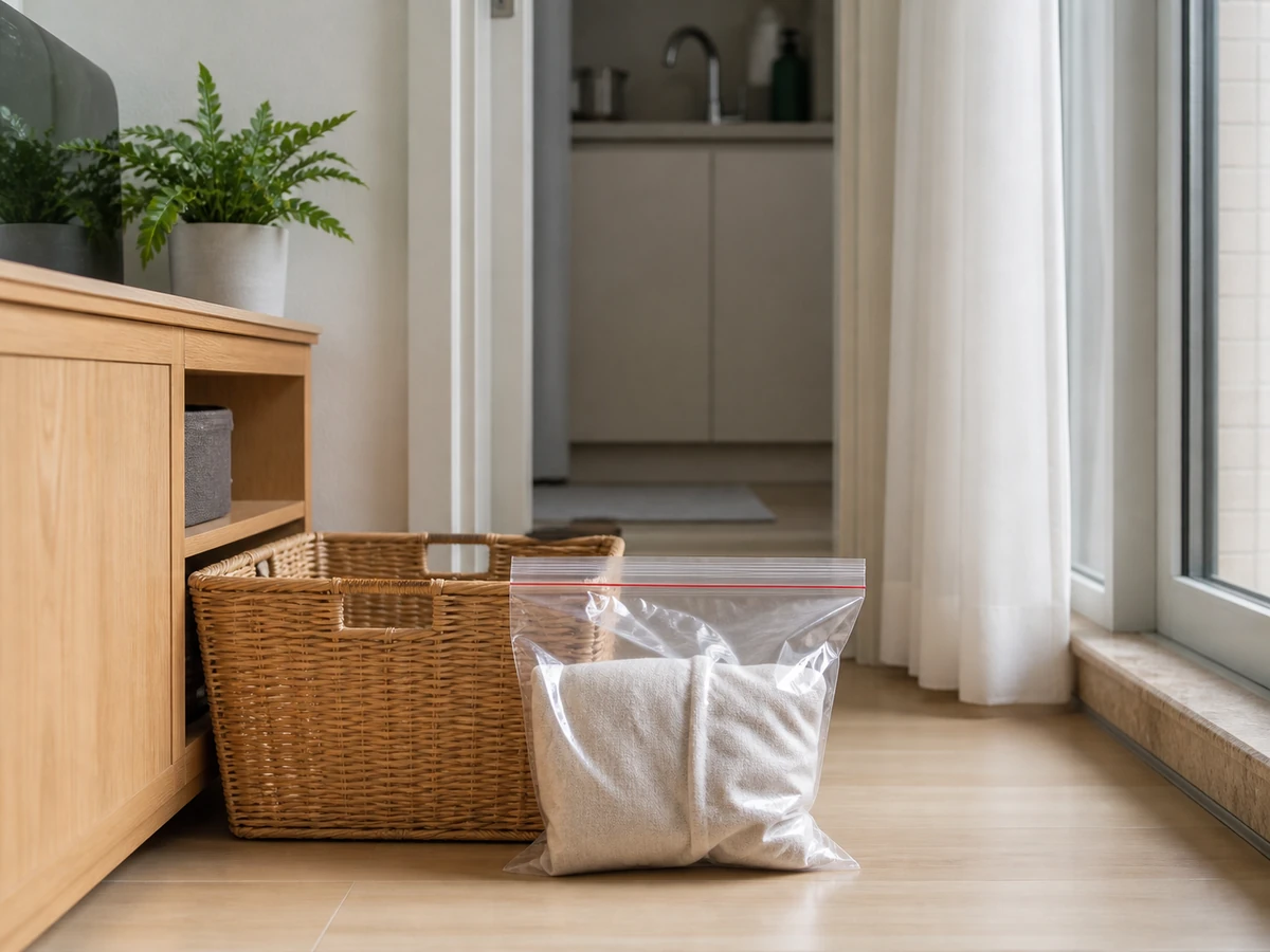 Treating an unknown stain or pest sign without asking. — Isolate the item, report it and follow the household decision.
