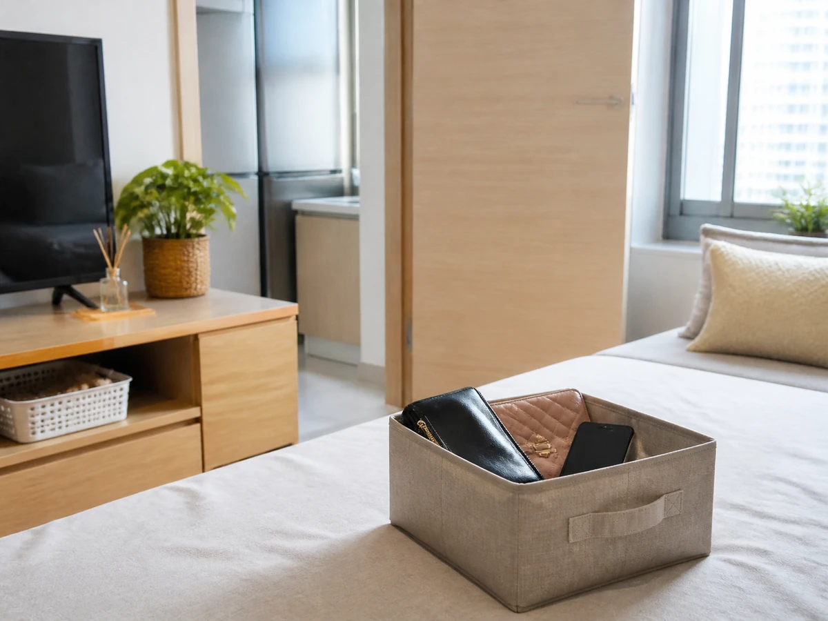 How to Change Bed Sheets Properly: Clear personal items respectfully
