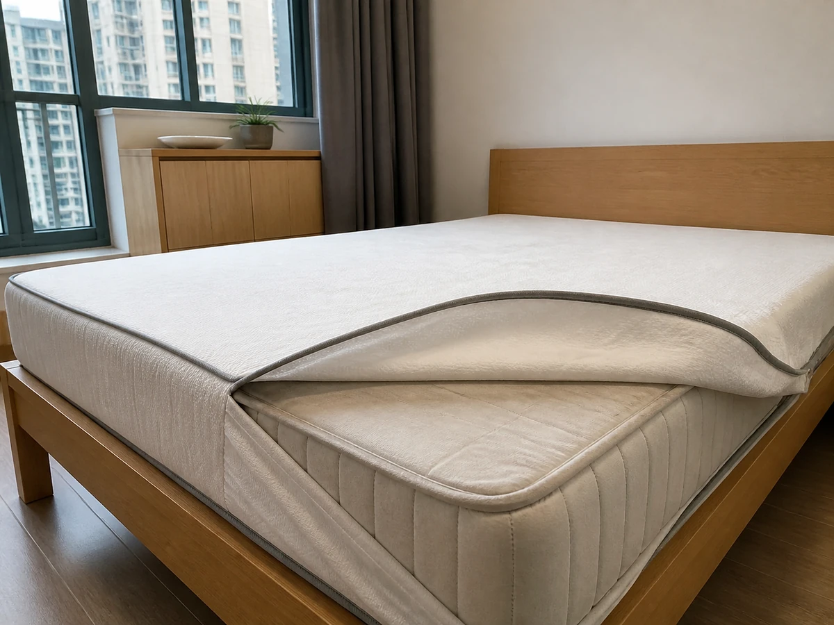 How to Change Bed Sheets Properly: Check mattress and protector