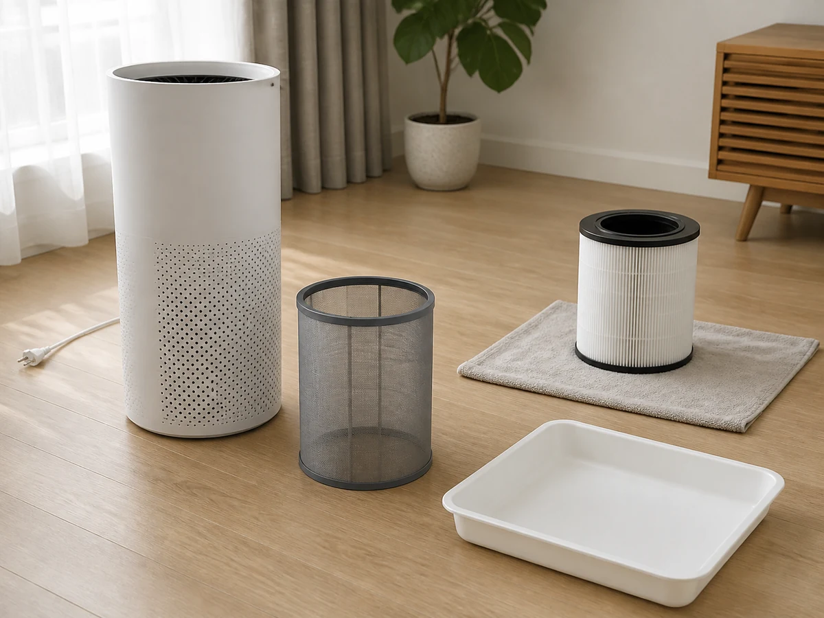 Washing every filter — Confirm each filter by model; main filters are not universally washable.