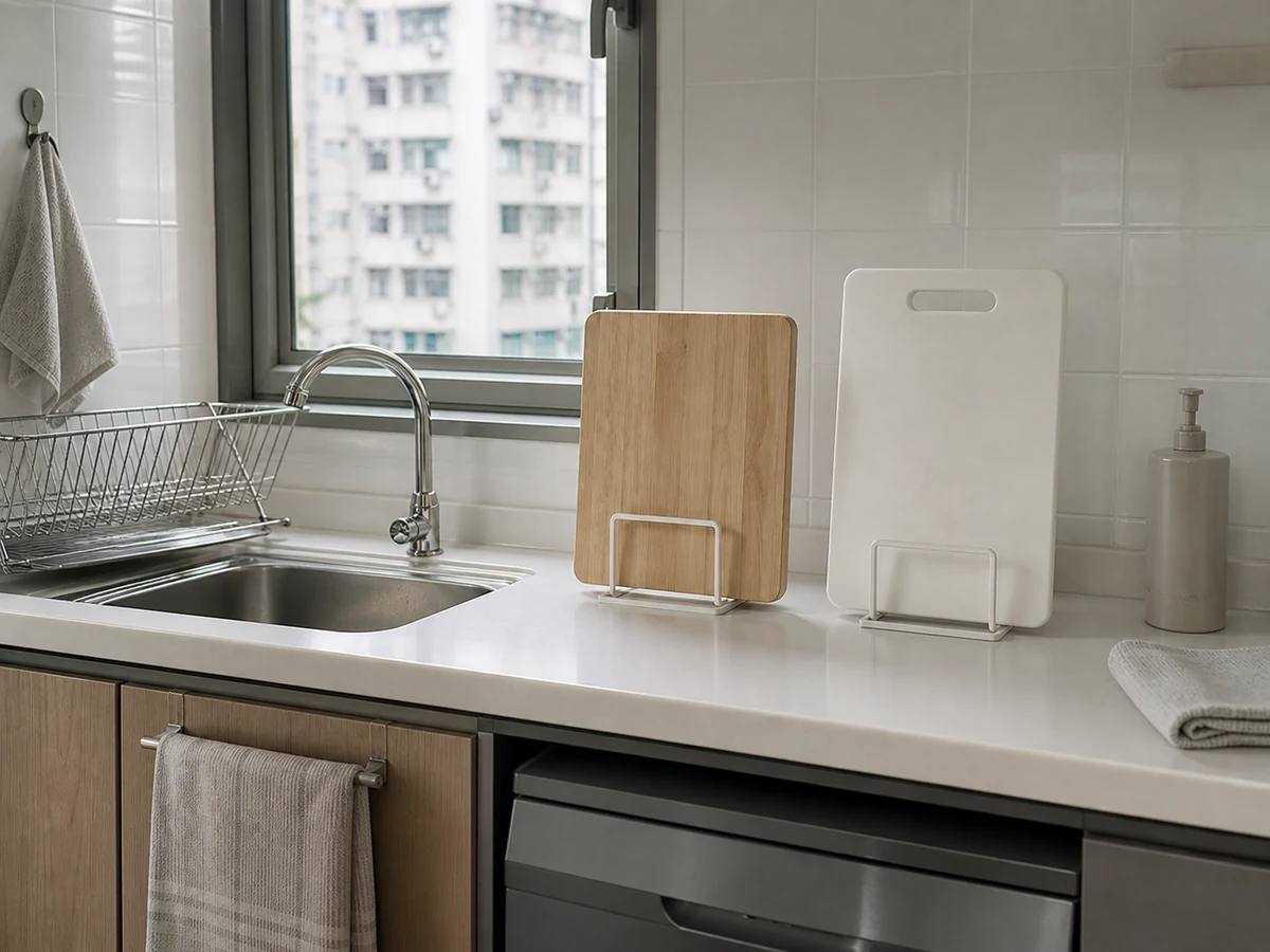 How to Clean and Dry a Chopping Board: Separate the board by use