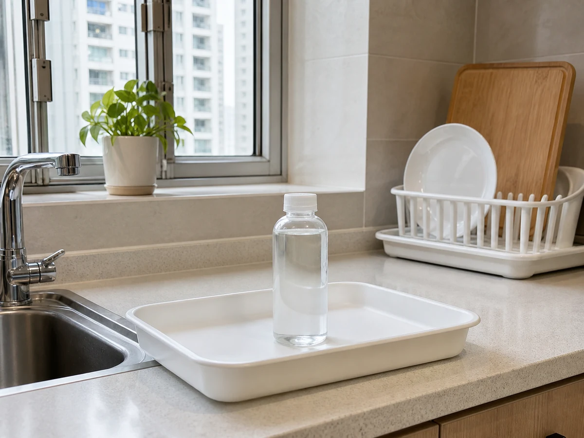 How to Clean and Dry a Chopping Board: Sanitise only when appropriate