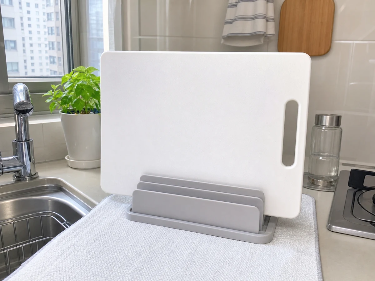 How to Clean and Dry a Chopping Board: Inspect and store dry