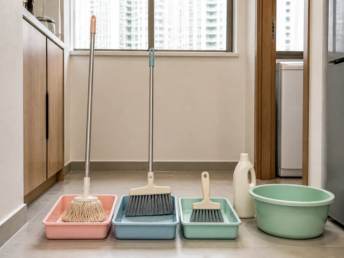 Paano Linisin at Patuyuin ang Mops, Brooms, at Brushes — hiwalay na compatible tools
