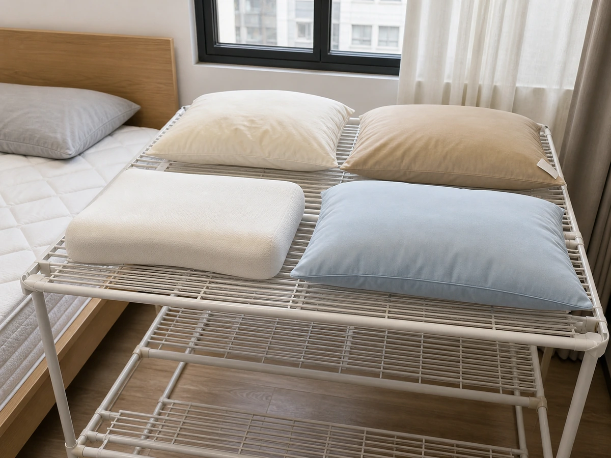 Cara Membersihkan dan Mengeringkan Bantal: Keringkan sesuai bahan