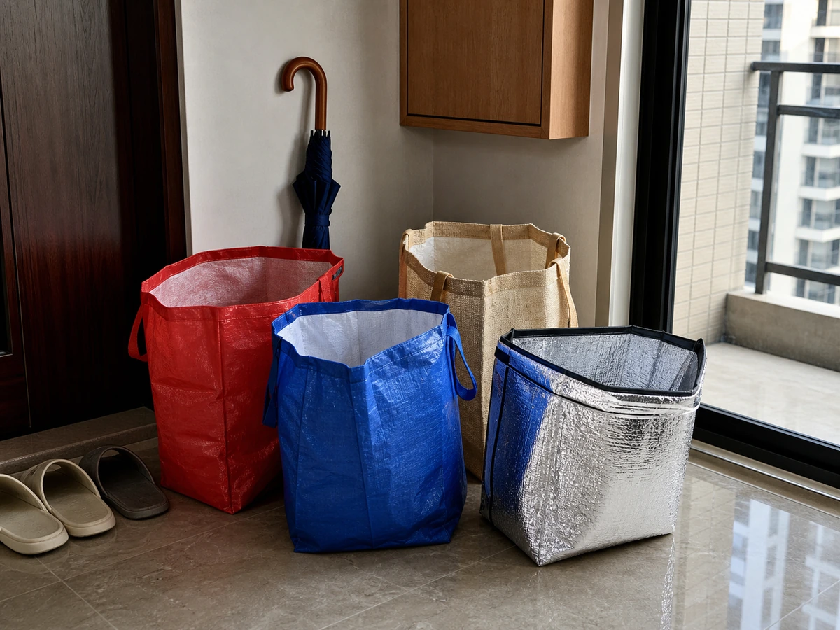 Folding while damp — Open and dry all seams first.