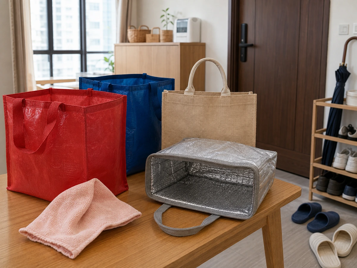 How to Clean and Organise Reusable Shopping Bags: Clean by the label