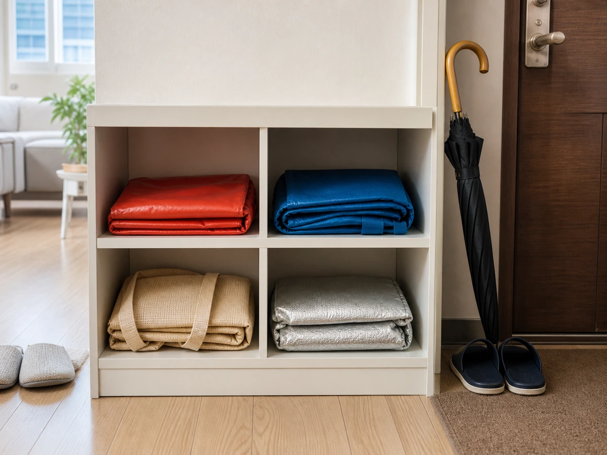 How to Clean and Organise Reusable Shopping Bags: Store separated and ready