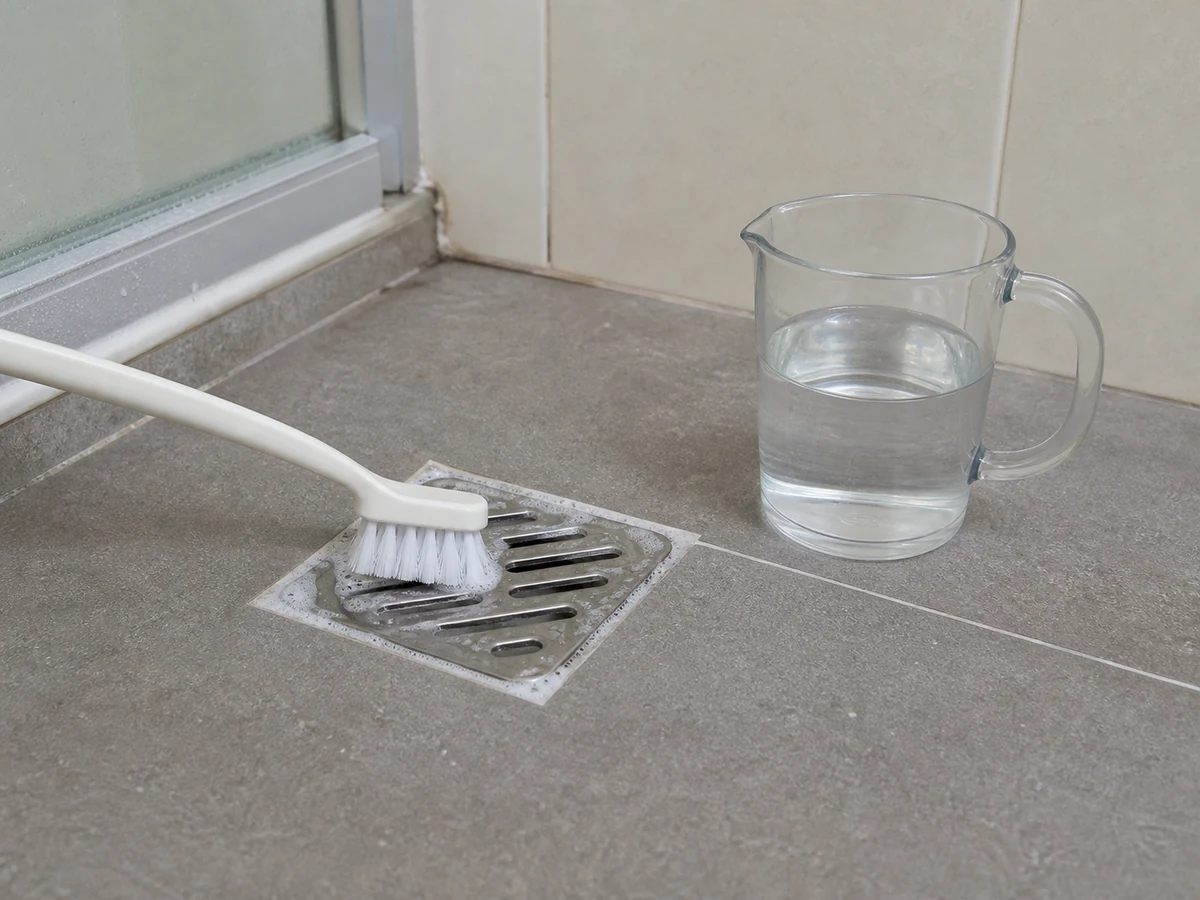 Cara Membersihkan Floor Drain Kamar Mandi dan Mengurangi Bau: Bersihkan saringan dan tepi