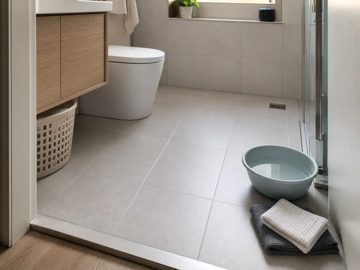 Removing water but leaving slippery cleaner residue — Use clean water as directed until the surface no longer feels slippery or soapy.