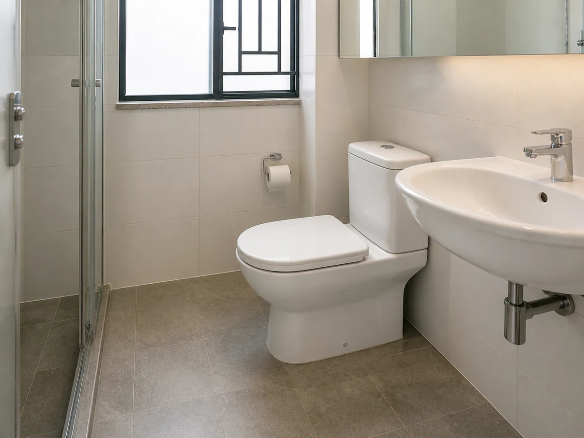 Cara Membersihkan Ubin dan Nat Kamar Mandi: Ventilasi dan kosongkan area