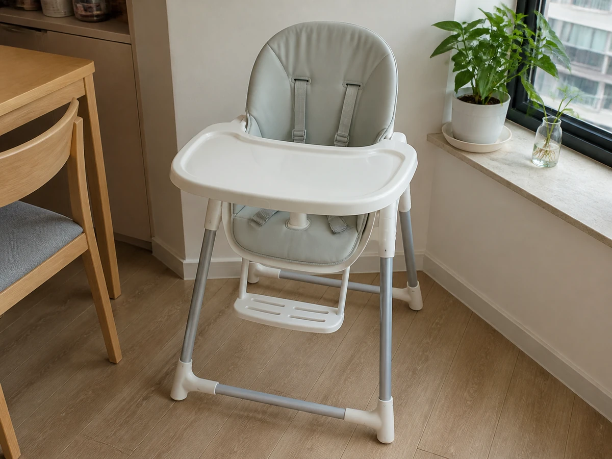 如何安全清潔兒童餐椅？: 晾乾裝回並檢查