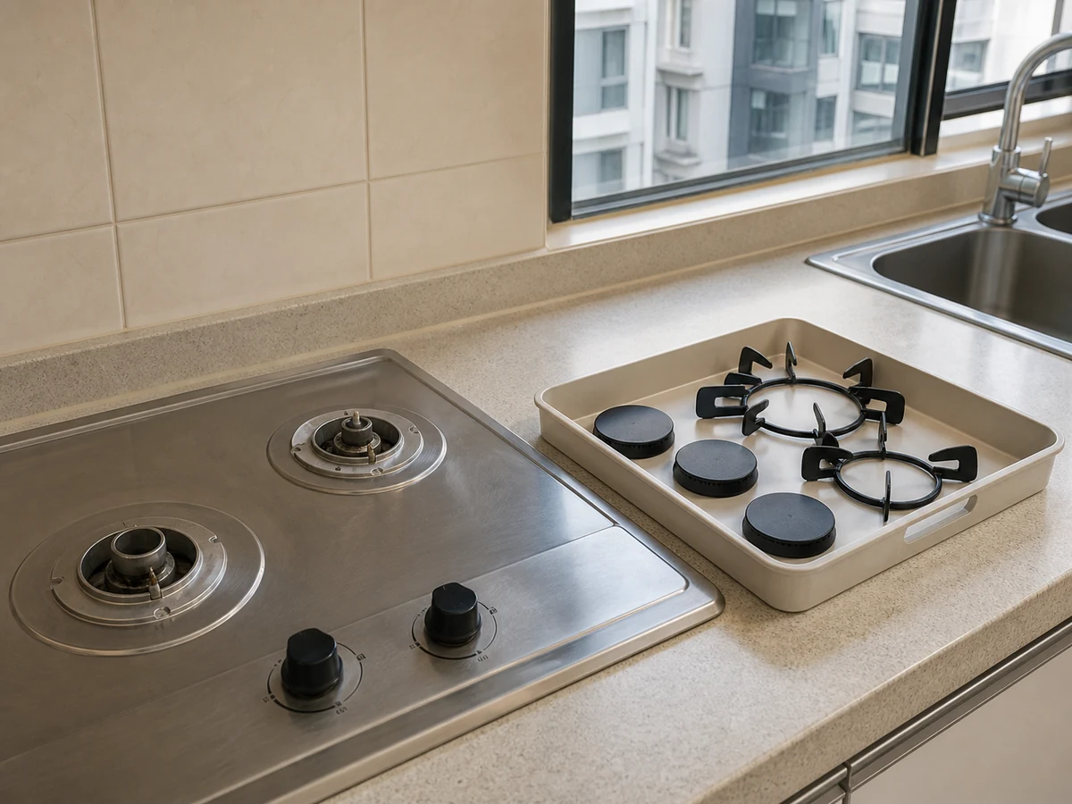 How to Clean a Cooktop and Burners: Remove only approved parts