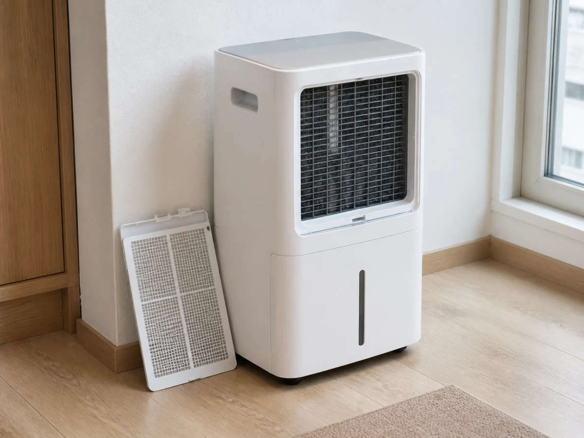Forcing screws or casing open — Remove only the filter identified as resident-serviceable.