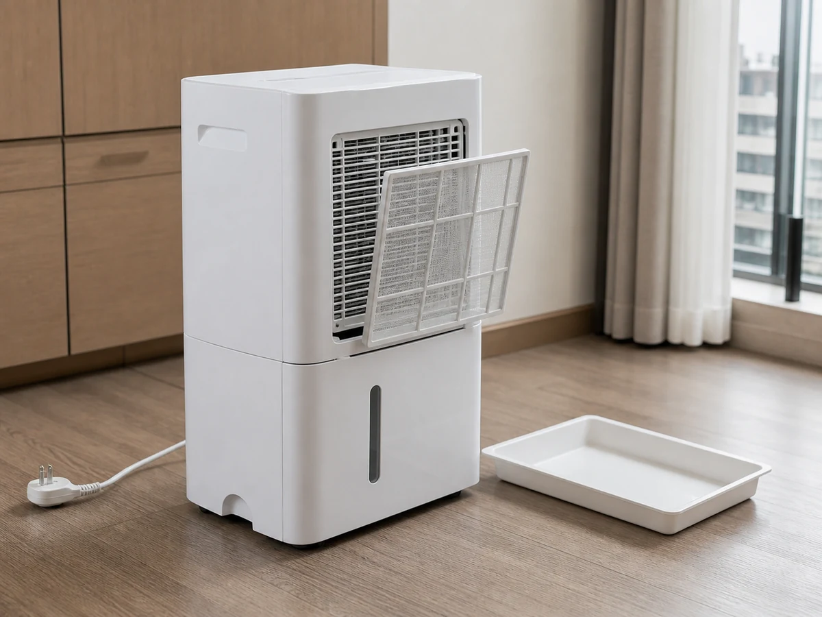 How to Clean a Dehumidifier Dust Filter: Remove as instructed