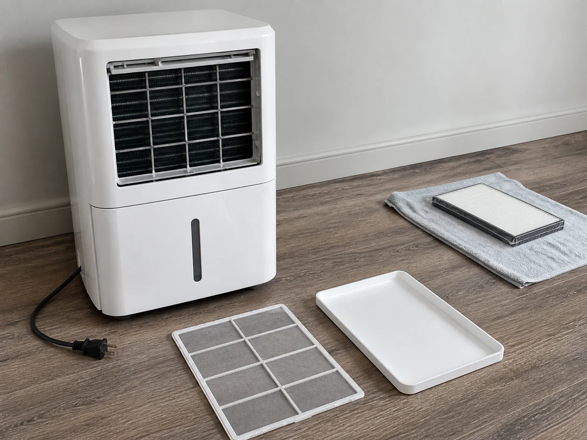 How to Clean a Dehumidifier Dust Filter: Wash only when permitted