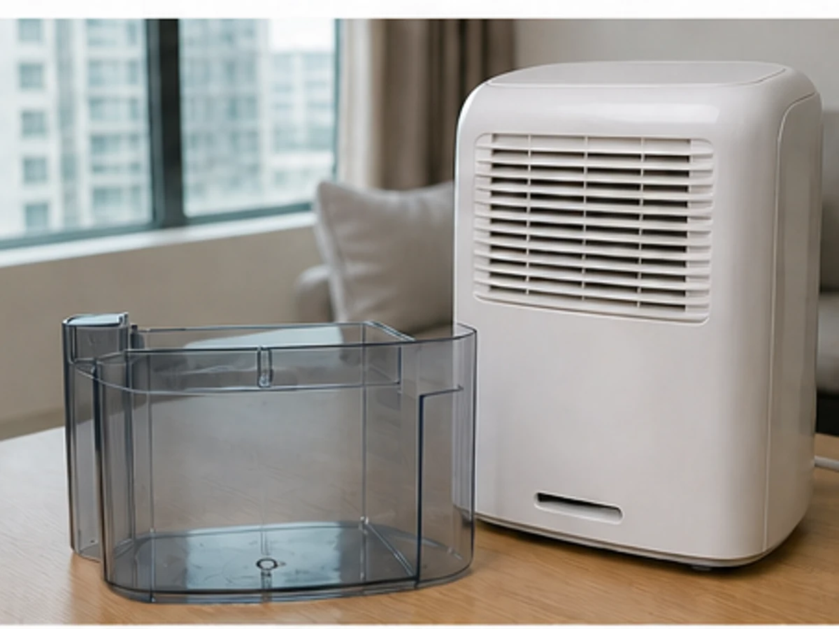 How to Clean a Dehumidifier Water Tank — clean, dry and safely restored finished state
