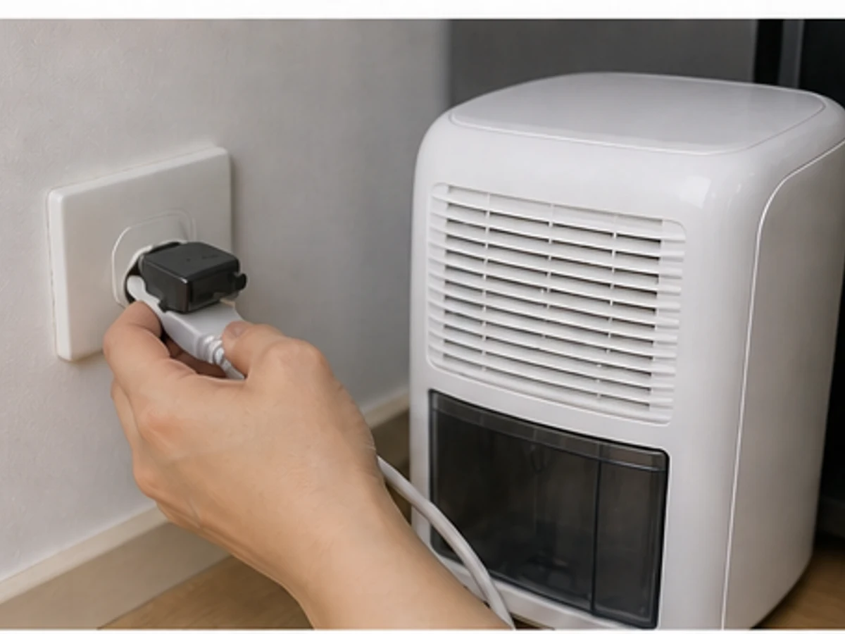 Cara Membersihkan Tangki Air Dehumidifier: Matikan, cabut, dan lepas tangki
