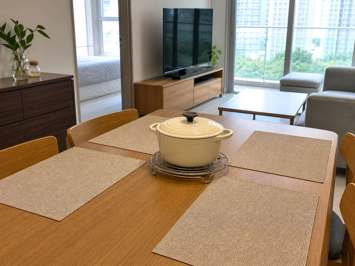 How to Clean Different Dining Tables: Dry and reset