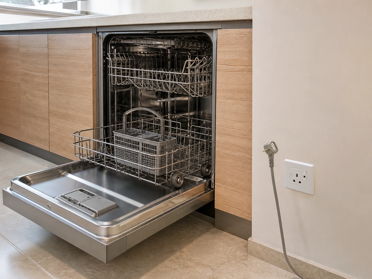 Cara Membersihkan Filter dan Bagian Dalam Dishwasher: Selesaikan siklus dan matikan