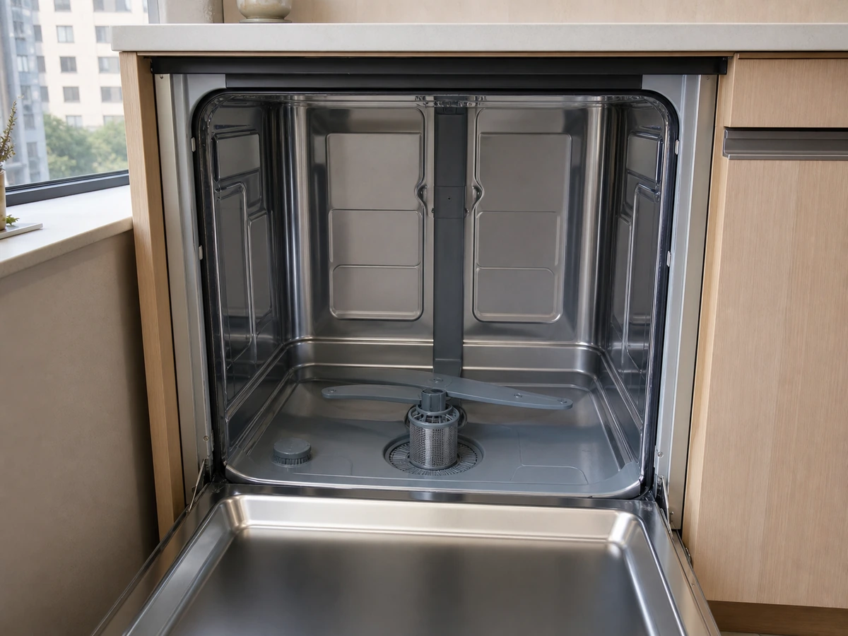 Cara Membersihkan Filter dan Bagian Dalam Dishwasher: Pasang, kunci, dan periksa