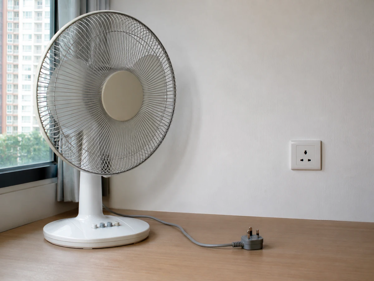 How to Clean an Electric Fan Safely: Switch off, unplug and wait