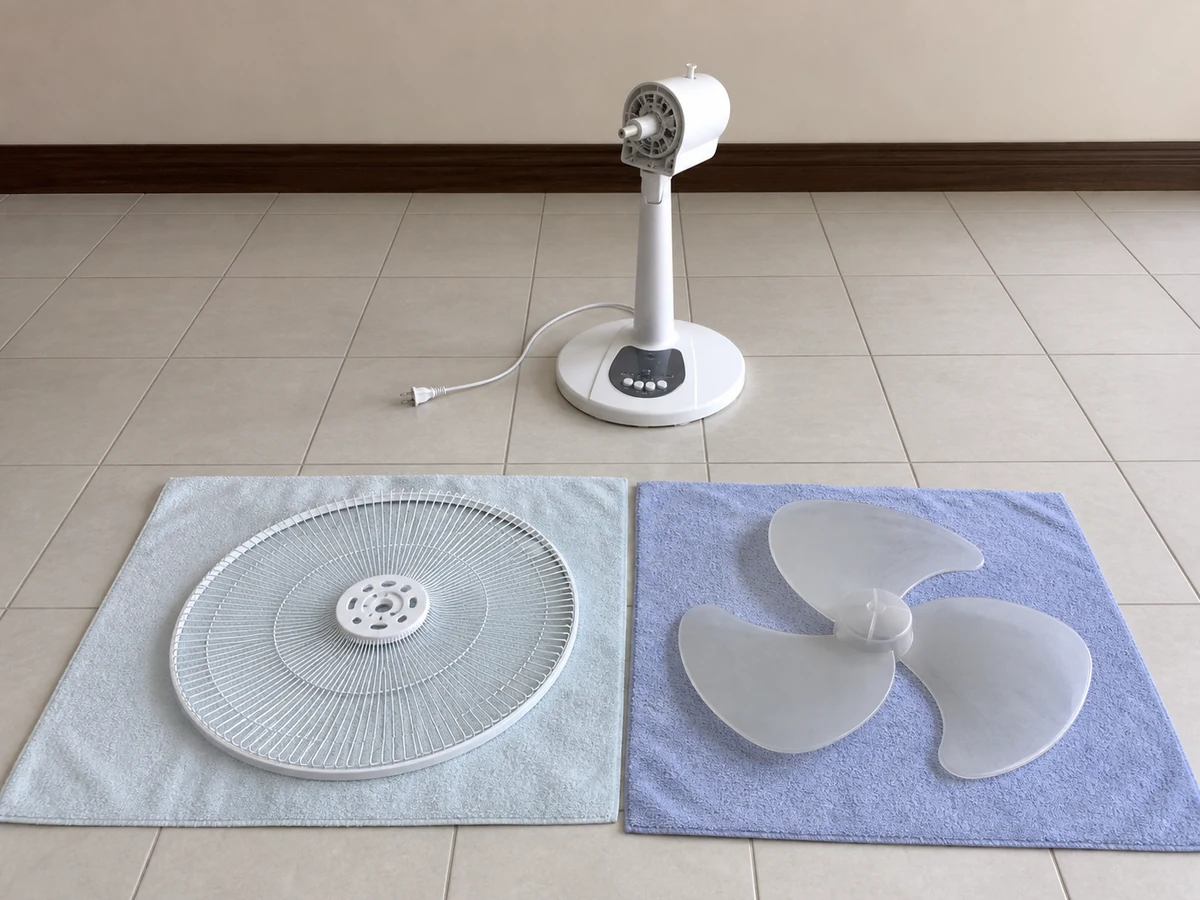 How to Clean an Electric Fan Safely: Clean as directed and dry