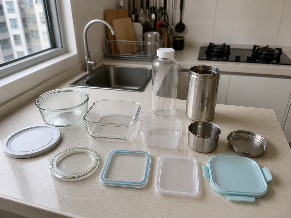 How to Clean Food Storage Containers and Reduce Odour: Check material and care limits