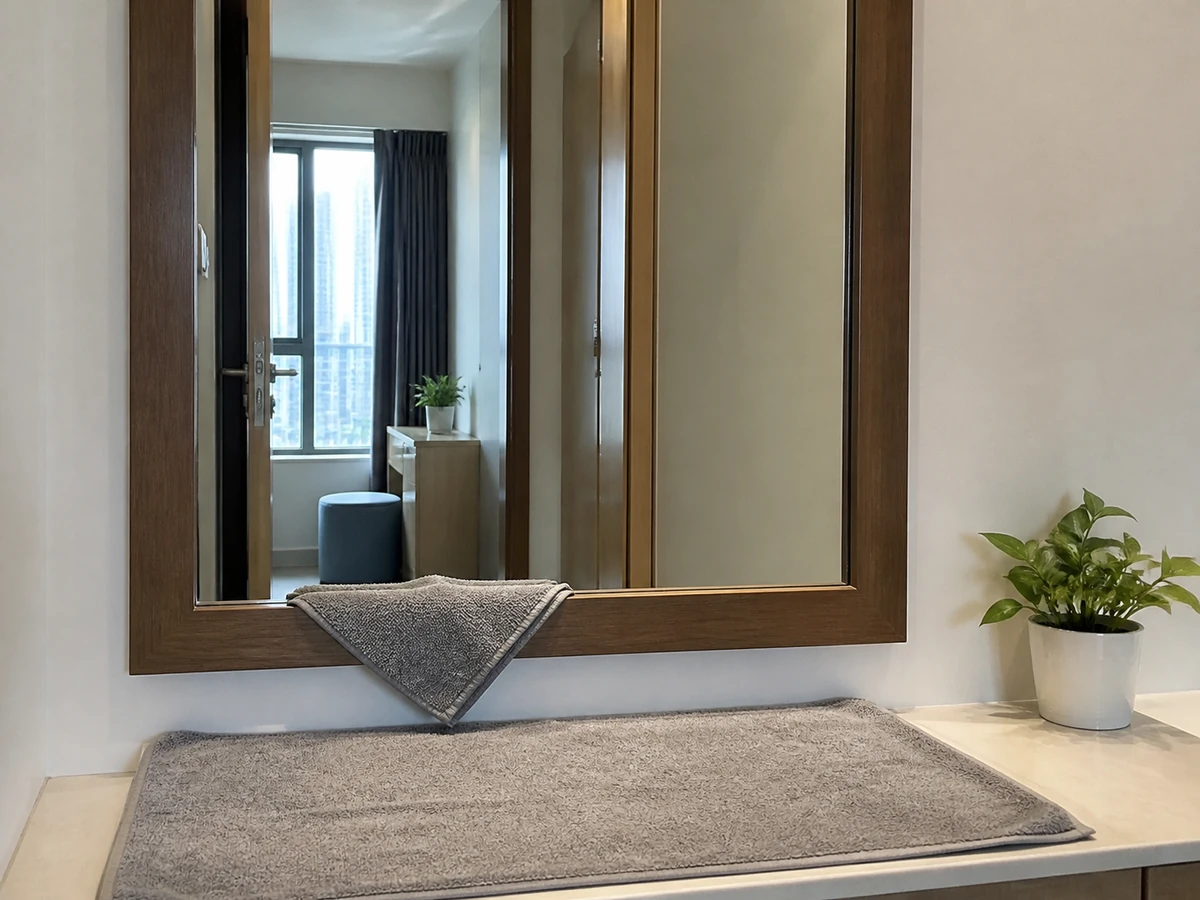 How to Clean Glass and Mirrors Properly: Remove dust and protect below