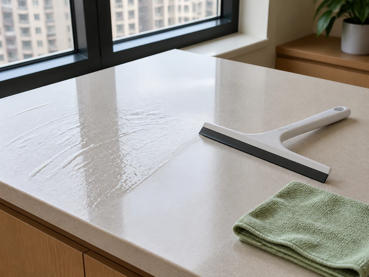 How to Clean Glass and Mirrors Properly: Remove the moisture
