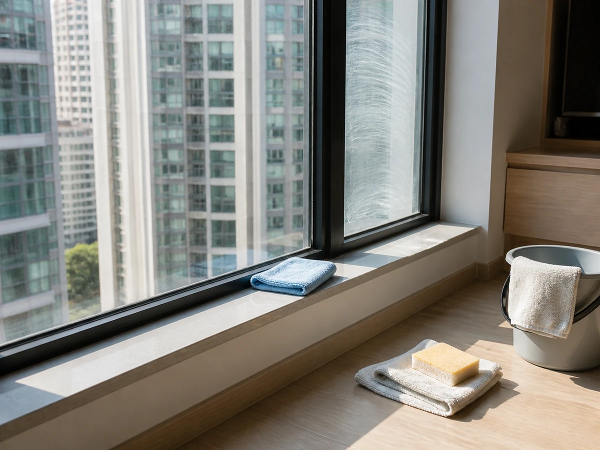 How to Clean Glass and Mirrors Properly: Check streaks and finish
