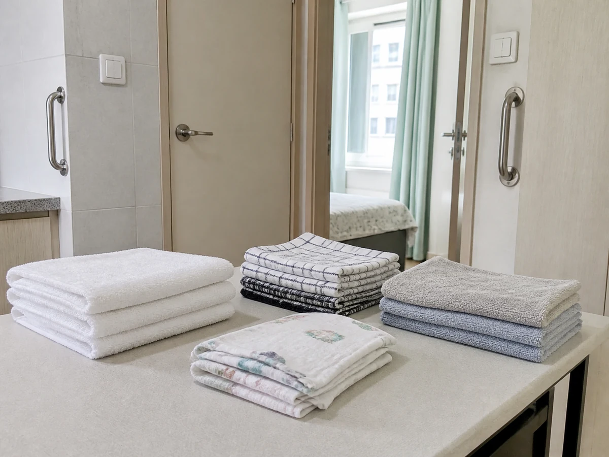 How to Clean Handrails and High-Touch Surfaces: Rotate clean cloth faces
