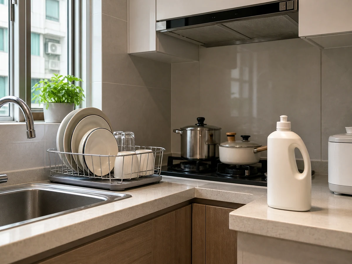 Chemical soaking or mixing products — Use one compatible product as labelled and do not invent a soak.