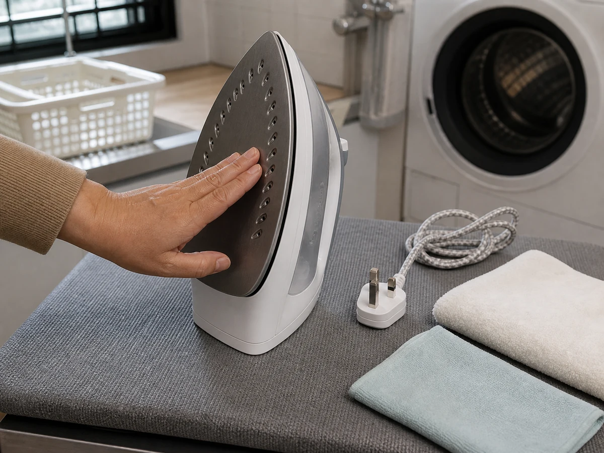 How to Clean an Iron Soleplate and Reservoir by Model — clean, dry and safely restored result