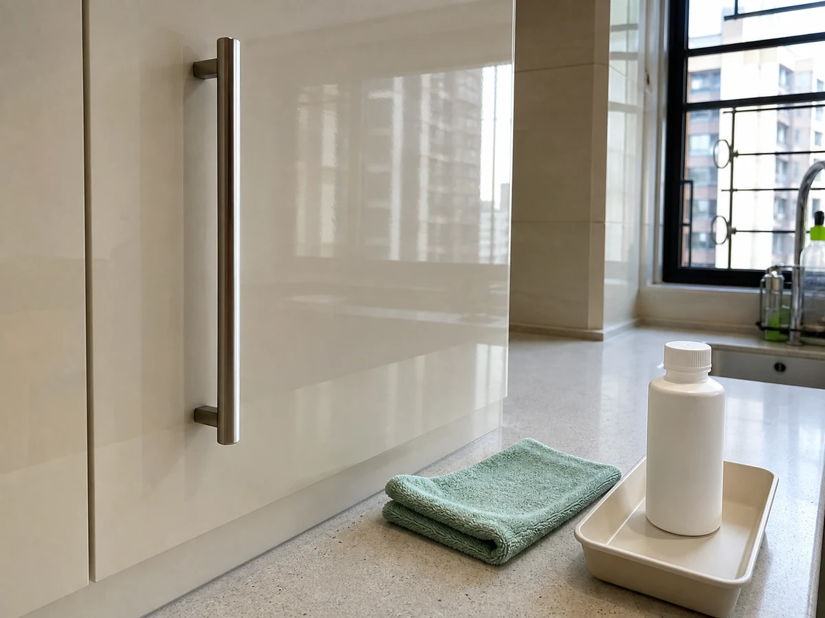 Scrubbing with steel wool or abrasive pads — Use a soft cloth and mild non-abrasive cleaner.