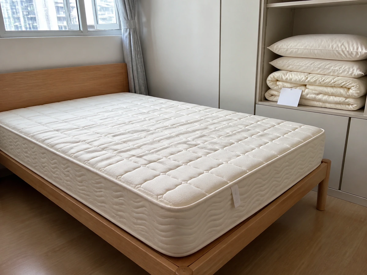 未乾便鋪回床品 — 維持通風,確定表面及接縫完全乾燥才重鋪。