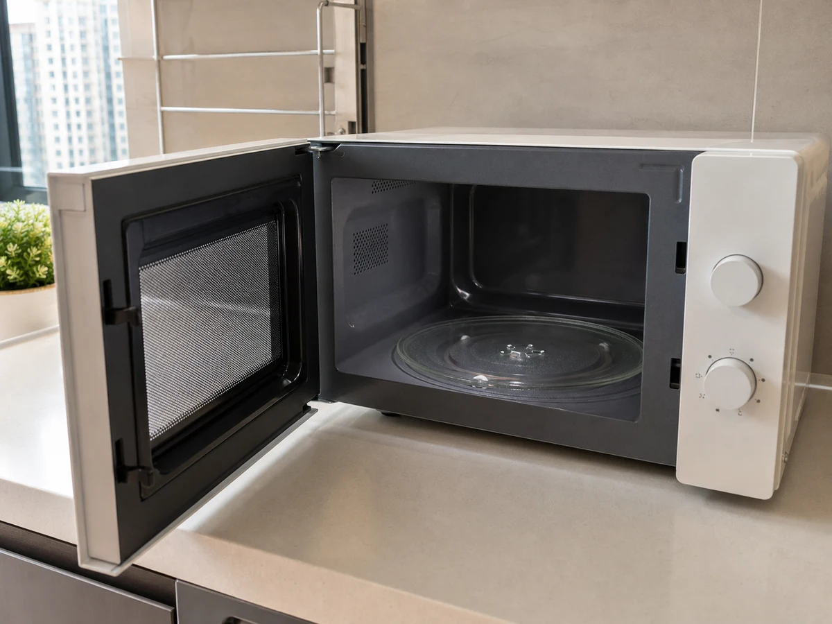 How to Clean the Inside of a Microwave: Check the manual and let it cool