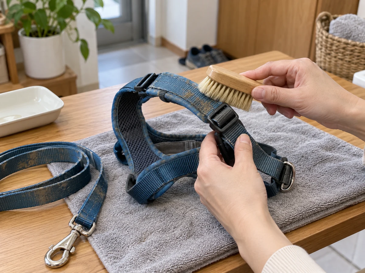 Paano Linisin ang Collar, Harness at Tali ng Alaga: Alisin ang putik at suriin ang strap