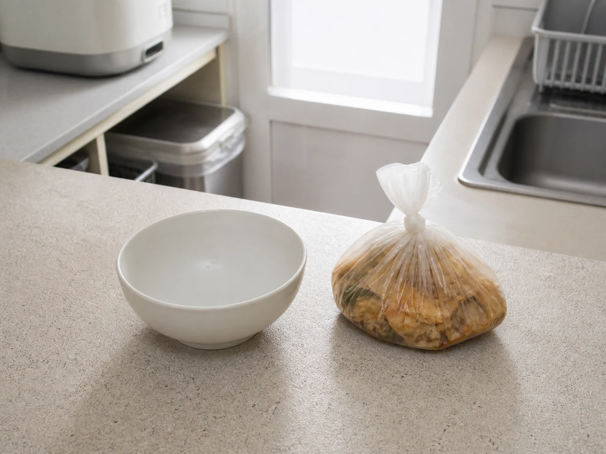 如何清洗寵物食物碗及水碗？: 倒掉舊食物和水