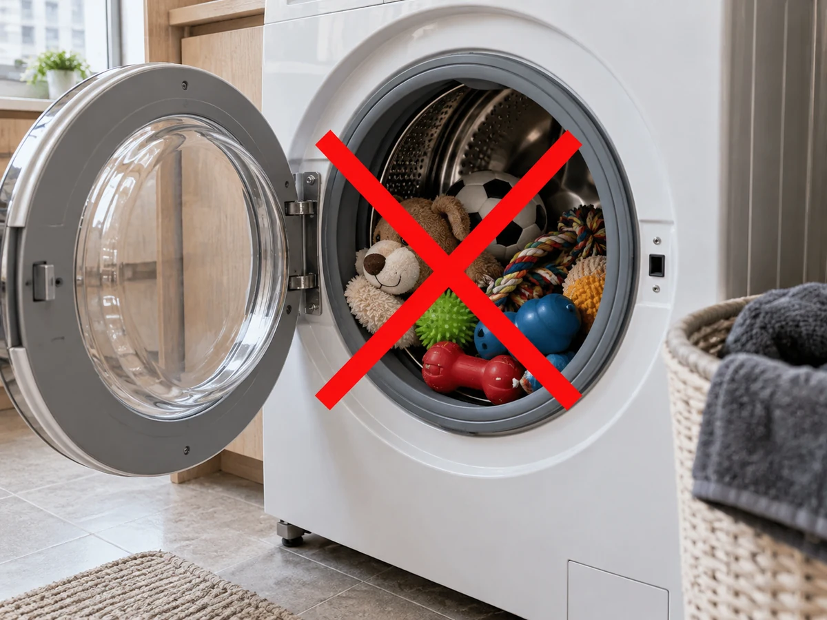 Using one wash programme for every toy — Hand- or machine-wash only toys whose labels allow it; wipe electronic and non-immersible toys as directed without adding fragrance or disinfectant independently.