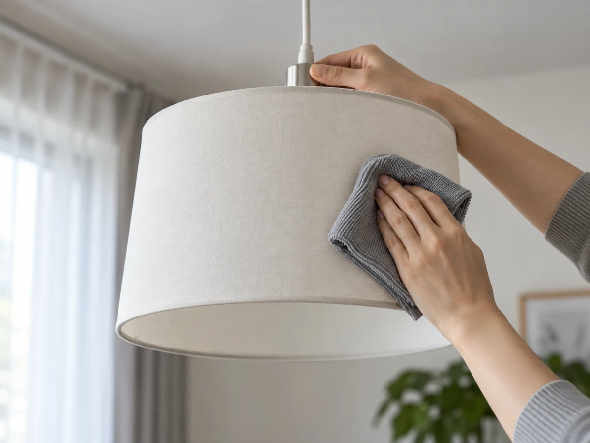 Cara Membersihkan Lampu dan Kap Lampu yang Terjangkau dengan Aman: Hilangkan debu secara kering