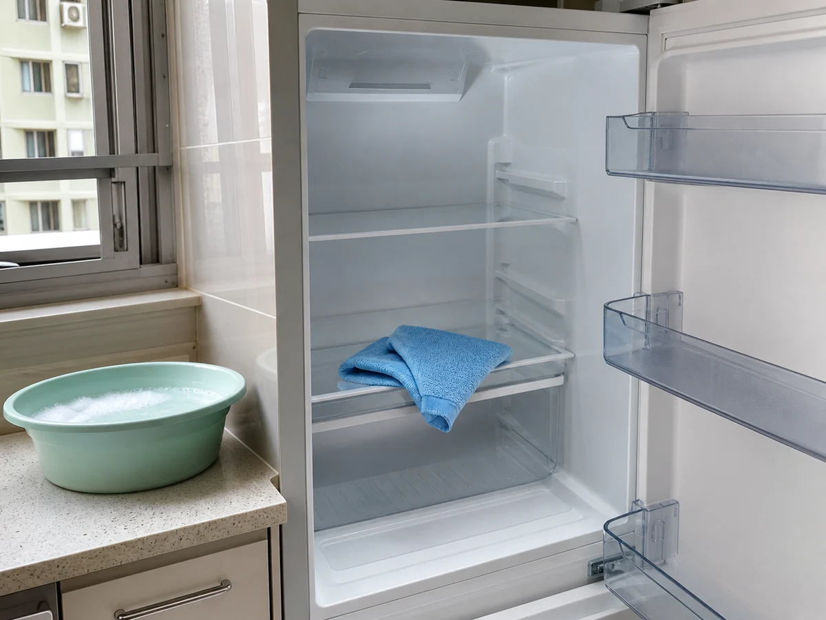 Paano Linisin nang Tama ang Refrigerator: Punasan mula taas pababa