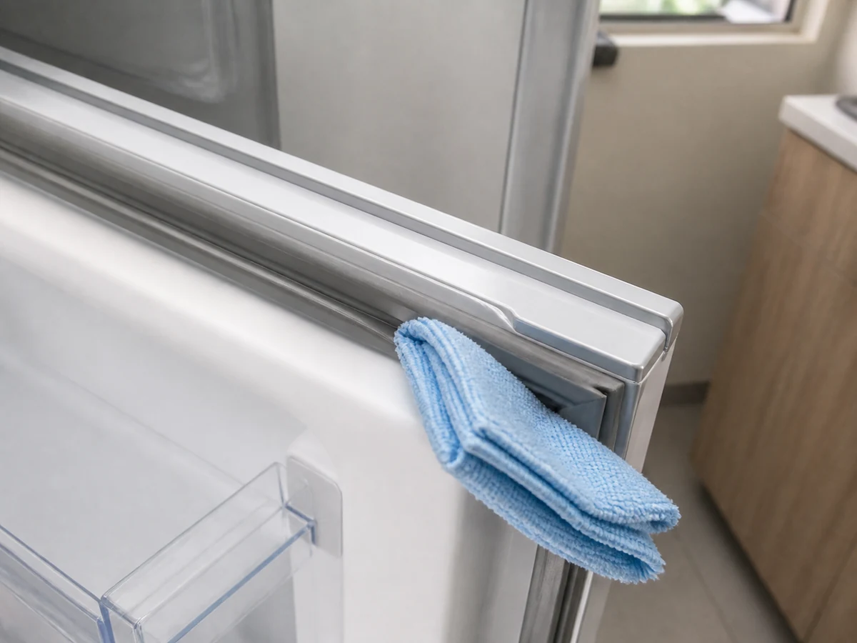 Paano Linisin nang Tama ang Refrigerator: Linisin ang door seals