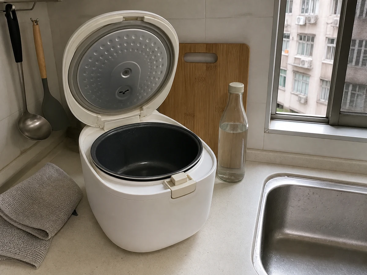 How to Clean a Rice Cooker Correctly: Stop keep-warm and cool fully