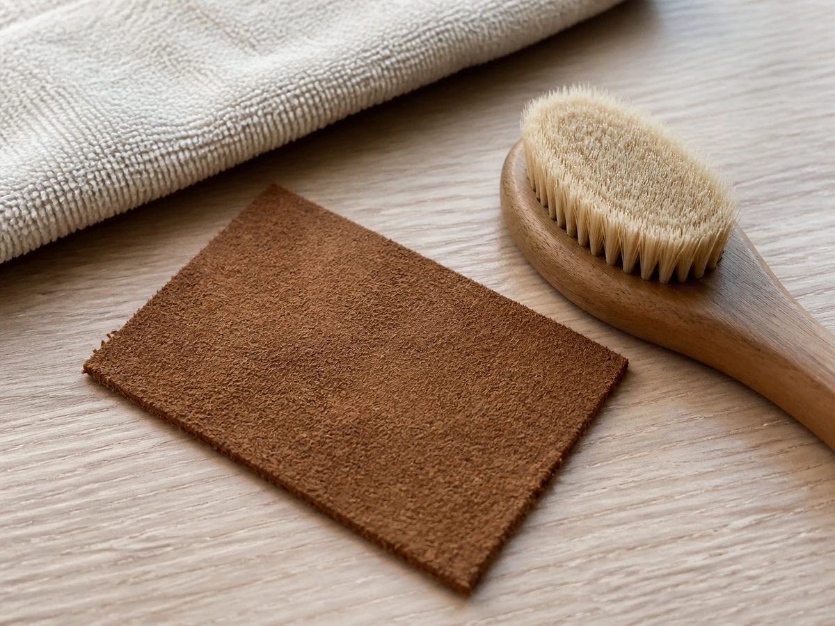 Sikat keras suede — Ikuti alat dan arah produsen.