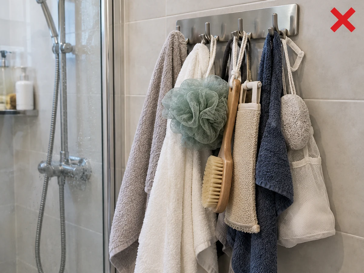 Overloading hooks — Follow owner and product limits for what is hung.