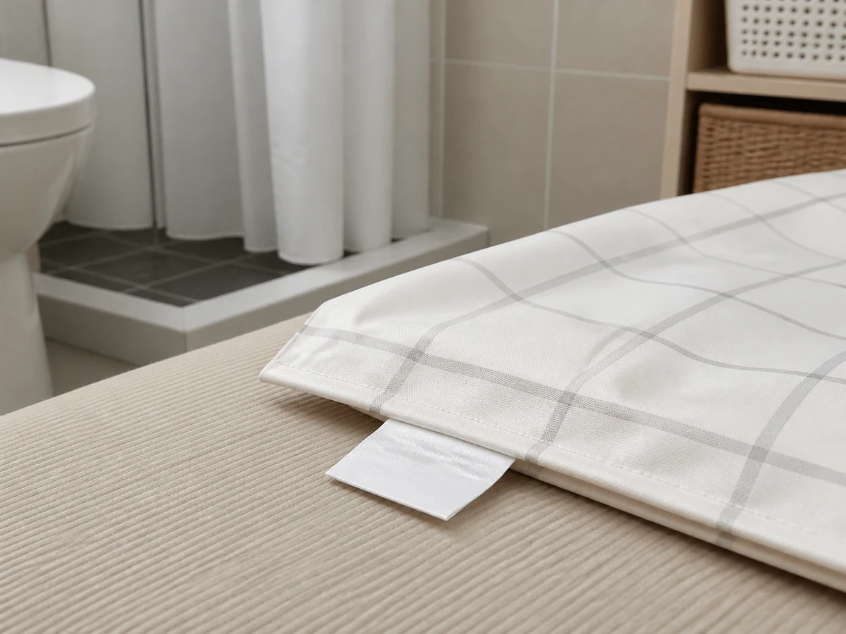 How to Clean a Shower Curtain and Curtain Seal: Read curtain and seal guidance