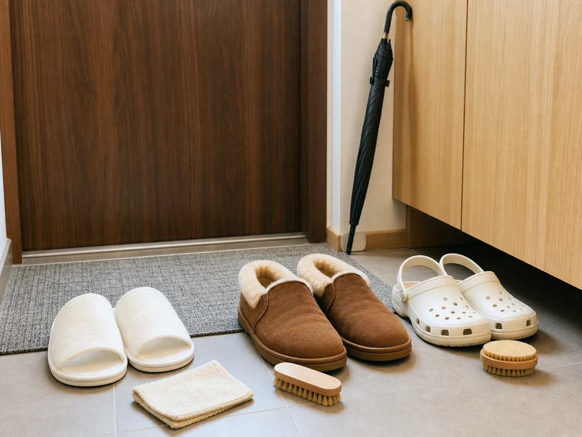 Paano Linisin ang Slippers at House Shoes: Ayon sa materyal