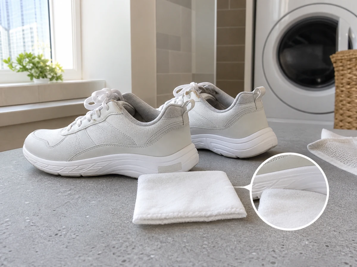 Linisin ang Sneakers at Sports Shoes: Mag-patch test muna