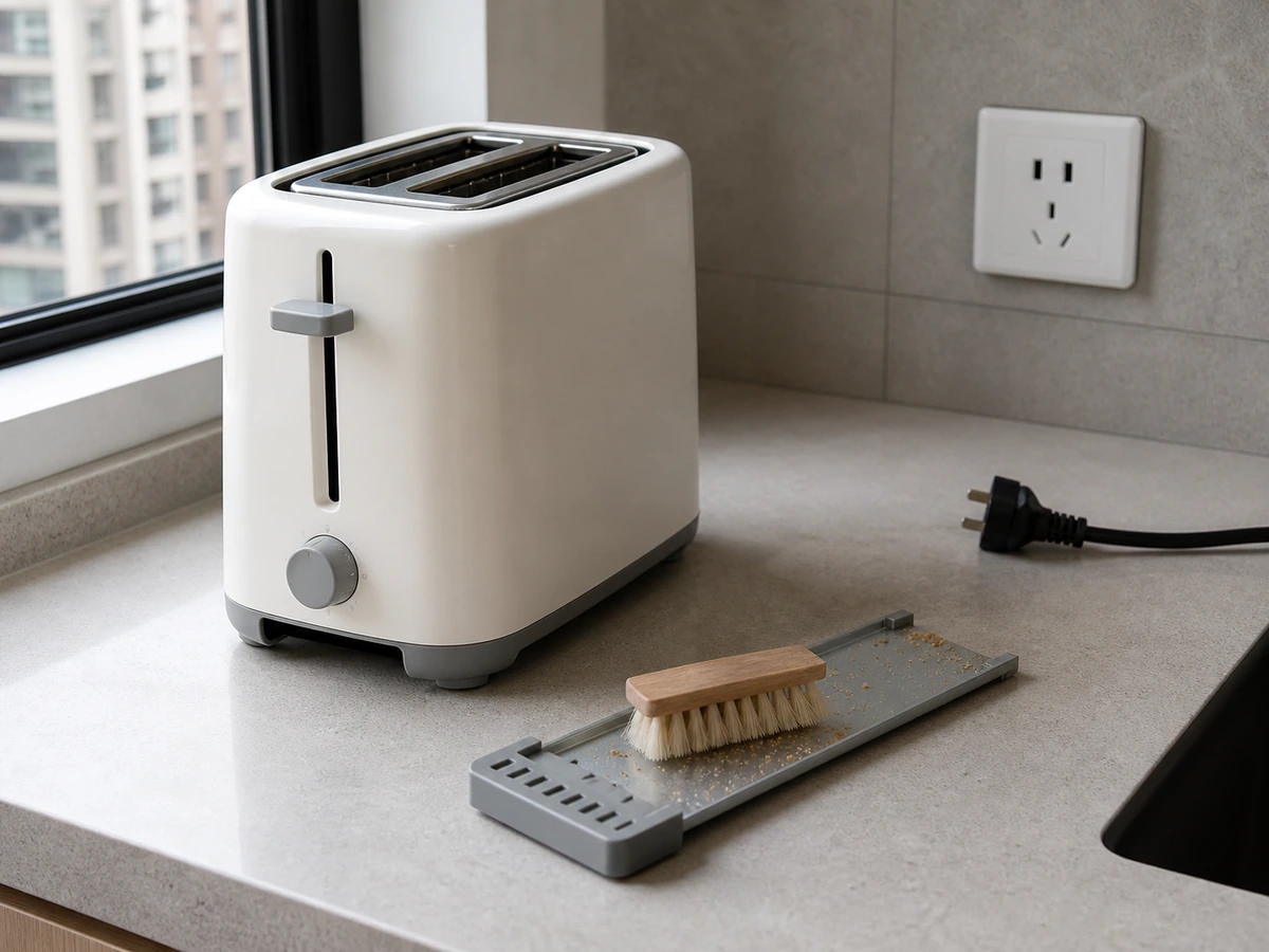 How to Clean a Toaster Correctly: Clean approved parts
